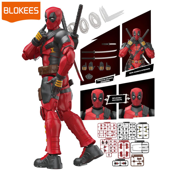 Blokees Marvel Deadpool and Wolverine Champion Class Deadpool Model Kit